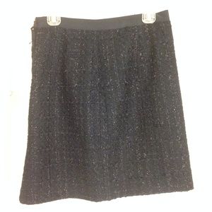 Rebecca Taylor Blue Nubby Textured Skirt US 8
